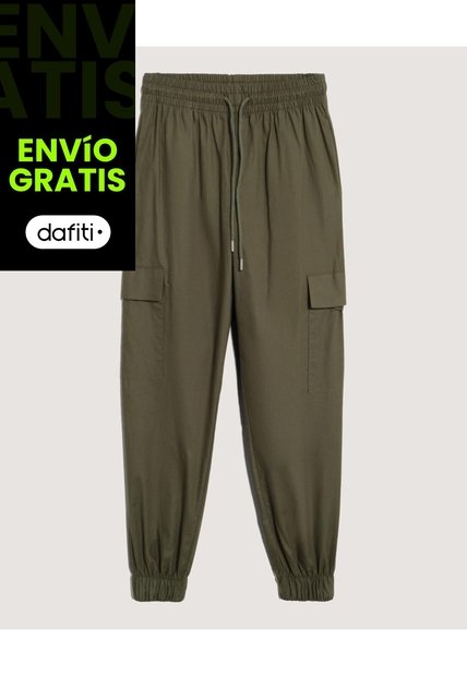Pantalón  Para Mujer Jogger Color Verde Marca Ostu #40070910