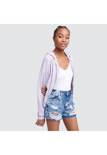 Short Para Mujer Relax Color Azul  Marca Ostu #40190149