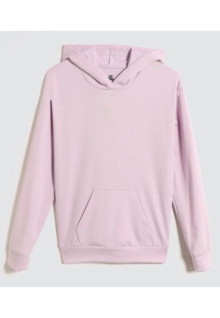 Buzo Para Niña Hoodie Color Lila  Marca Ostu #90060116