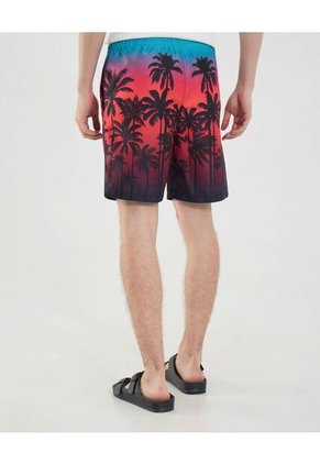 Ropa De Playa Para Hombre Pantaloneta De Baño Corta Color Azul Marca Ostu #60270049