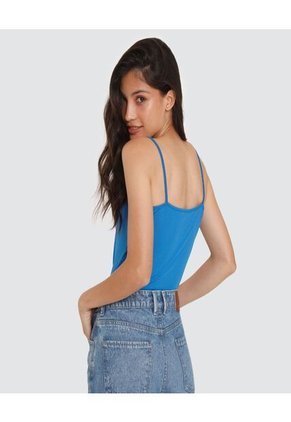 Camiseta Para Mujer Manga Sisa Color Azul  Marca Ostu #40091547