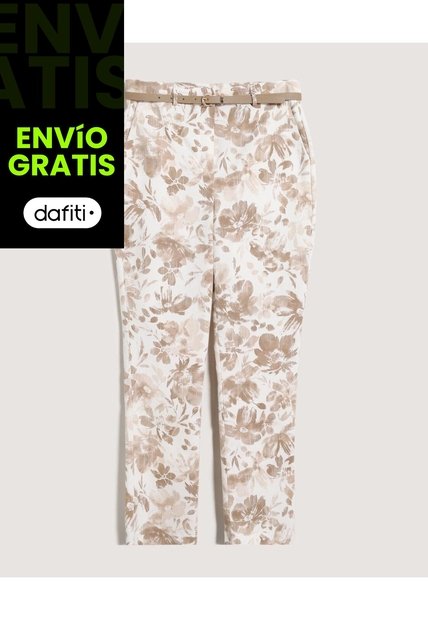 Pantalón  Para Mujer Chino Color Café Marca Ostu #40070926