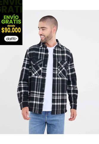 Chaqueta  Para Hombre Moda Color Negro Marca Ostu #60080115 Ostu