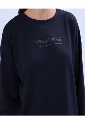 Buzo Para Mujer Cuello Redondo Color Negro Marca Ostu #40060411