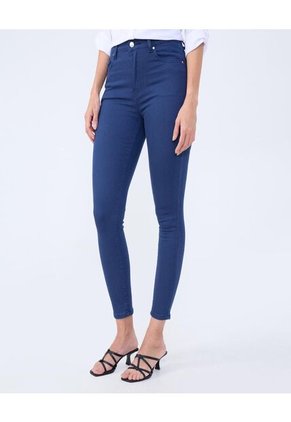 Pantalon Para Mujer 5 Bolsillos Color Azul Marca Ostu #40070544