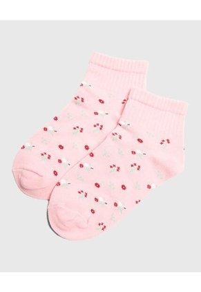 Medias Infantil Niña Tobillera Color Negro Marca Ostu #90980145