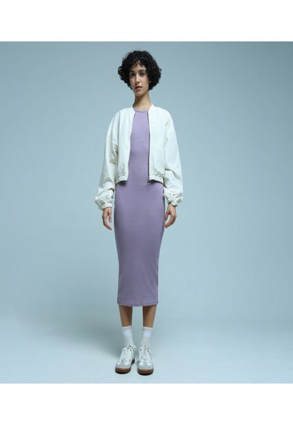 Vestido Para Mujer Manga Sisa Color Morado Marca Ostu #40170247