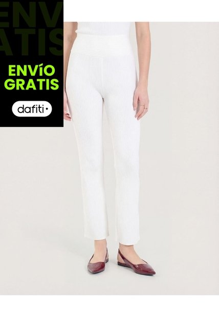 Pantalón  Para Mujer Moda Color Crema Marca Ostu #40070879