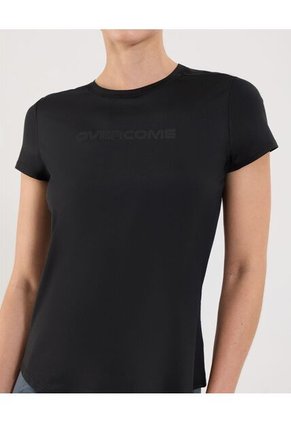 Camiseta Para Mujer Manga Corta Cuello Redondo Color Negro Marca Ostu #40092535
