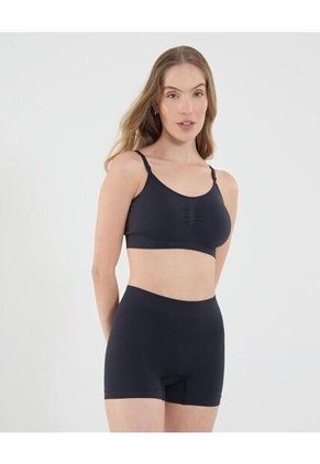 Panty Para Mujer Seamless Boxer Color Negro Marca Ostu #40800073