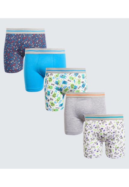 Boxer Para Niño Filete Medio Color Pack X Marca Ostu #80000085
