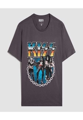 Camiseta Para Hombre Estampado Kiss  De Hombre #60091602
