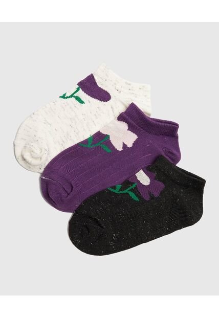 Medias Infantil Niña Invisible Color Negro Marca Ostu #90980138