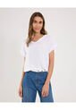 Blusa Para Mujer Manga Corta Color Blanco Marca Ostu #40121059 de Ostu