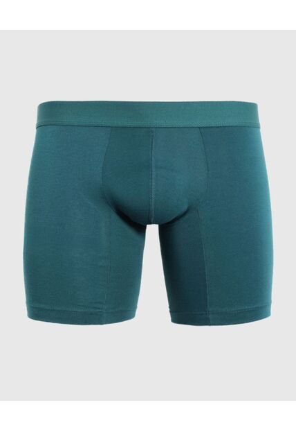 Pantaloncillo Para Hombre Boxer Filete Medio Algodón Color Verde Marca Ostu #60000509