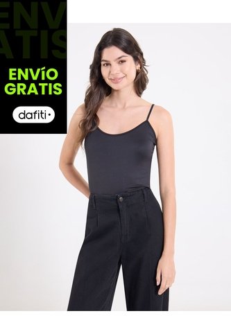 Top  Para Mujer Tiras Color Negro Marca Ostu #40220459 Ostu