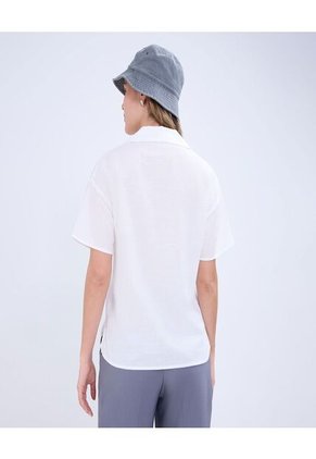 Camisa Para Mujer Manga Corta Color Blanco Marca Ostu #40010269