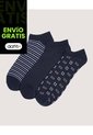 Medias X3 Para Hombre Invisible Color Negro Marca Ostu #60980355 de Ostu