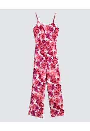 Enterizo Para Mujer Manga Sisa Color Fucsia Marca Ostu #40320099