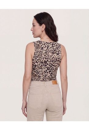Top  Para Mujer Hombro Ancho Color Negro Marca Ostu #40228219