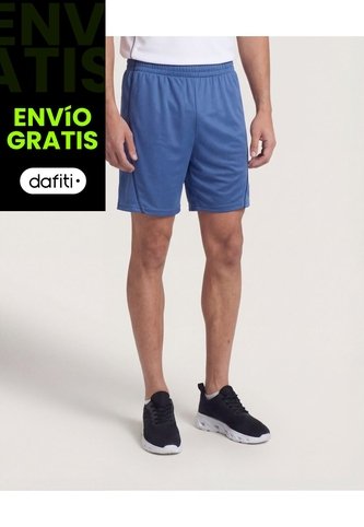 Bermuda  Para Hombre Deportiva Medio Color Azul Marca Ostu #60100514 Ostu