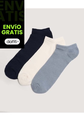 Medias X3 Para Hombre Invisible Color Negro Marca Ostu #60980357 Ostu