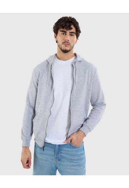 Buzo Para Hombre Zipper Color Gris  Marca Ostu #60060271