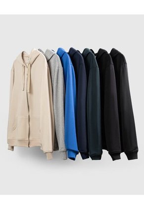 Buzo Para Hombre Zipper Color Gris  Marca Ostu #60060271