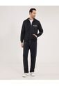Buzo Para Hombre Zipper Color Negro Marca Ostu #60060501 de Ostu