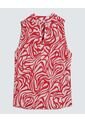 Blusa Para Mujer Manga Sisa Color Rojo Marca Ostu #40121068 de Ostu