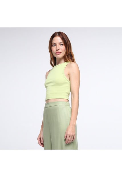 Camiseta Para Mujer Manga Sisa Color Verde  Marca Ostu #40091613