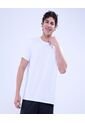 Camiseta Para Hombre Manga Corta Cuello Redondo Color Blanco Marca Ostu #60091476 de Ostu