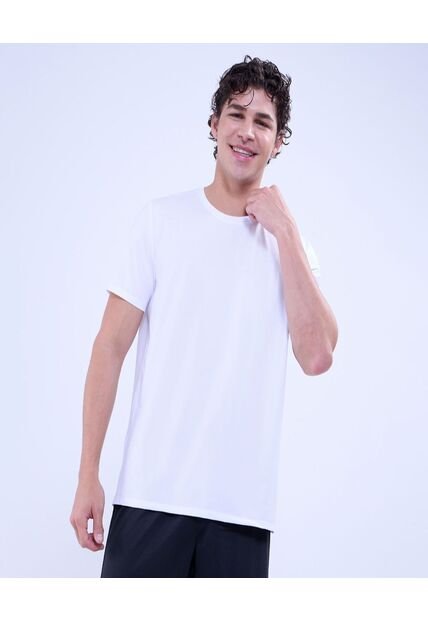 Camiseta Para Hombre Manga Corta Cuello Redondo Color Blanco Marca Ostu #60091476
