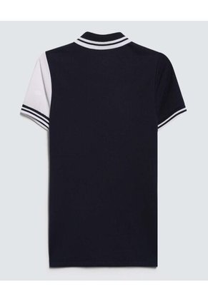 Polo Para Niño Manga Corta Color Blanco Marca Ostu #80110083