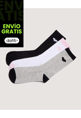 Medias X3 Para Mujer Caña Larga Color Surtido Marca Ostu #40980250 Ostu
