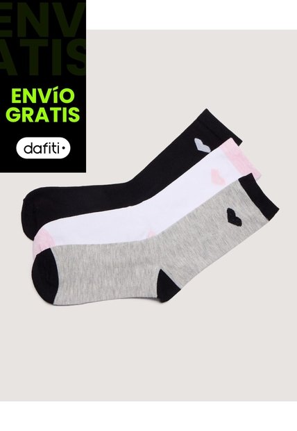 Medias X3 Para Mujer Caña Larga Color Surtido Marca Ostu #40980250