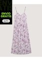 Vestido  Para Mujer M/Sisa Largo Color Lila Marca Ostu #40170381 de Ostu
