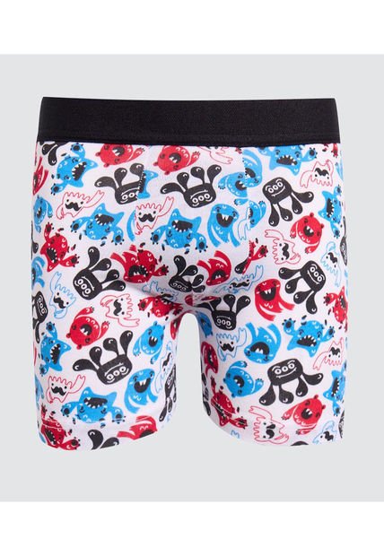 Boxer Para Niño Filete Medio Color Blanco Marca Ostu #80000081