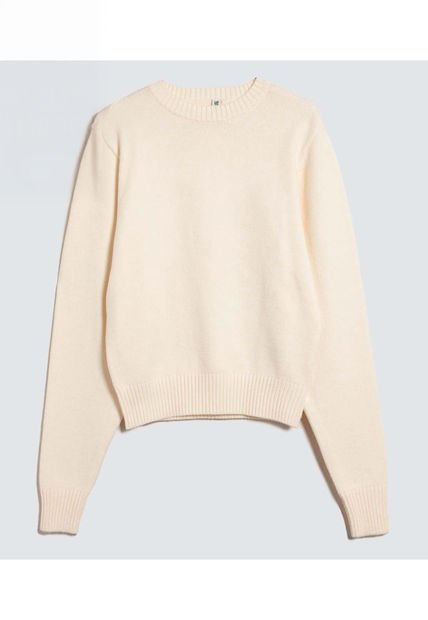 Saco Para Mujer Cuello Redondo Color Beige Marca Ostu #40330077