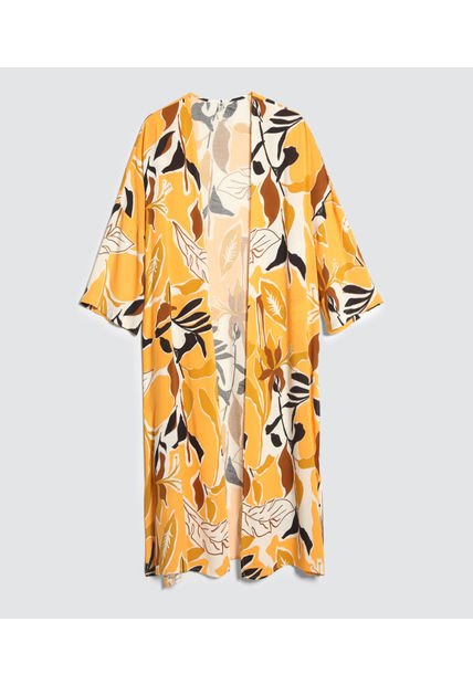 Chaqueta Para Mujer Kimono Color Naranja Marca Ostu #40080204