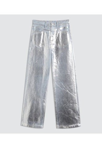 Jean Para Niña Wide-Leg Color Azul Claro Marca Ostu #90160081 Ostu