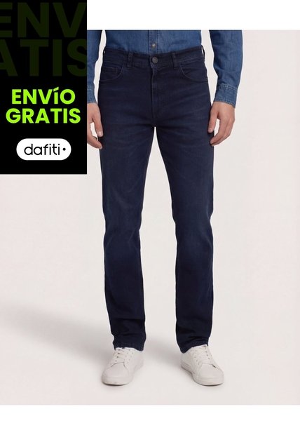 Jean  Para Hombre Regular Color Azul Marca Ostu #60160452