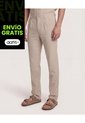Pantalón  Para Hombre Moda Color Beige Marca Ostu #60070582 de Ostu
