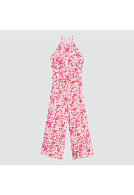 Enterizo Para Mujer Manga Sisa Color Rosado  Marca Ostu #40320077