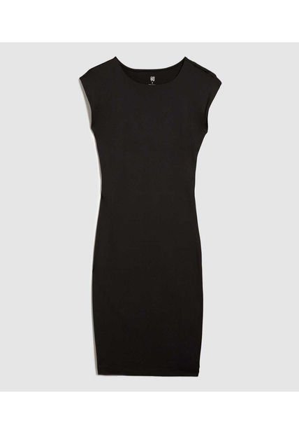 Vestido Para Mujer Manga Corta Color Negro Marca Ostu #40170292