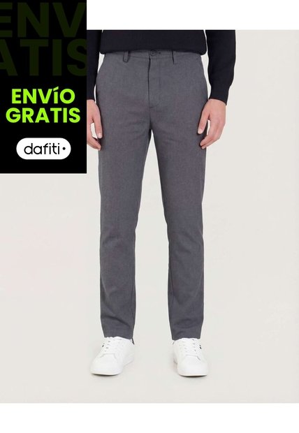 Pantalón  Para Hombre Chino Color Negro Marca Ostu #60070569