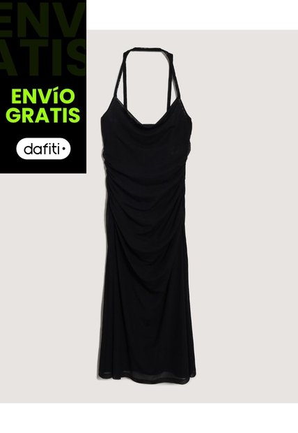 Vestido  Para Mujer M/Sisa Medio Color Negro Marca Ostu #40170384