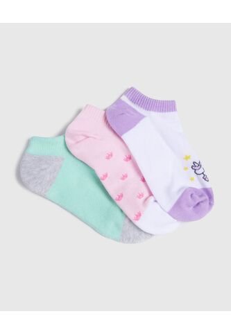 Medias Infantil Niña Invisible Color Negro Marca Ostu #90980094 Ostu