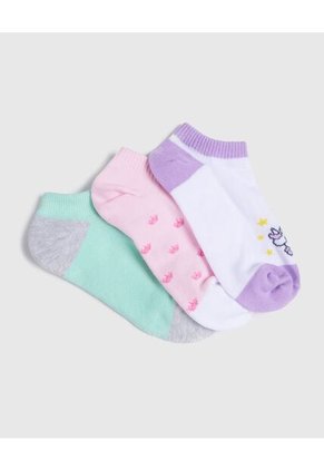 Medias Infantil Niña Invisible Color Negro Marca Ostu #90980094