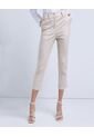 Pantalon Para Mujer Capri Color Café Claro Marca Ostu #40070442 de Ostu